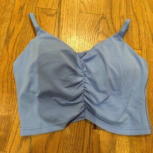 OFFLINE BY AERIE WOMENS PERIWINKLE BLUE SPORTS BRA SMALL